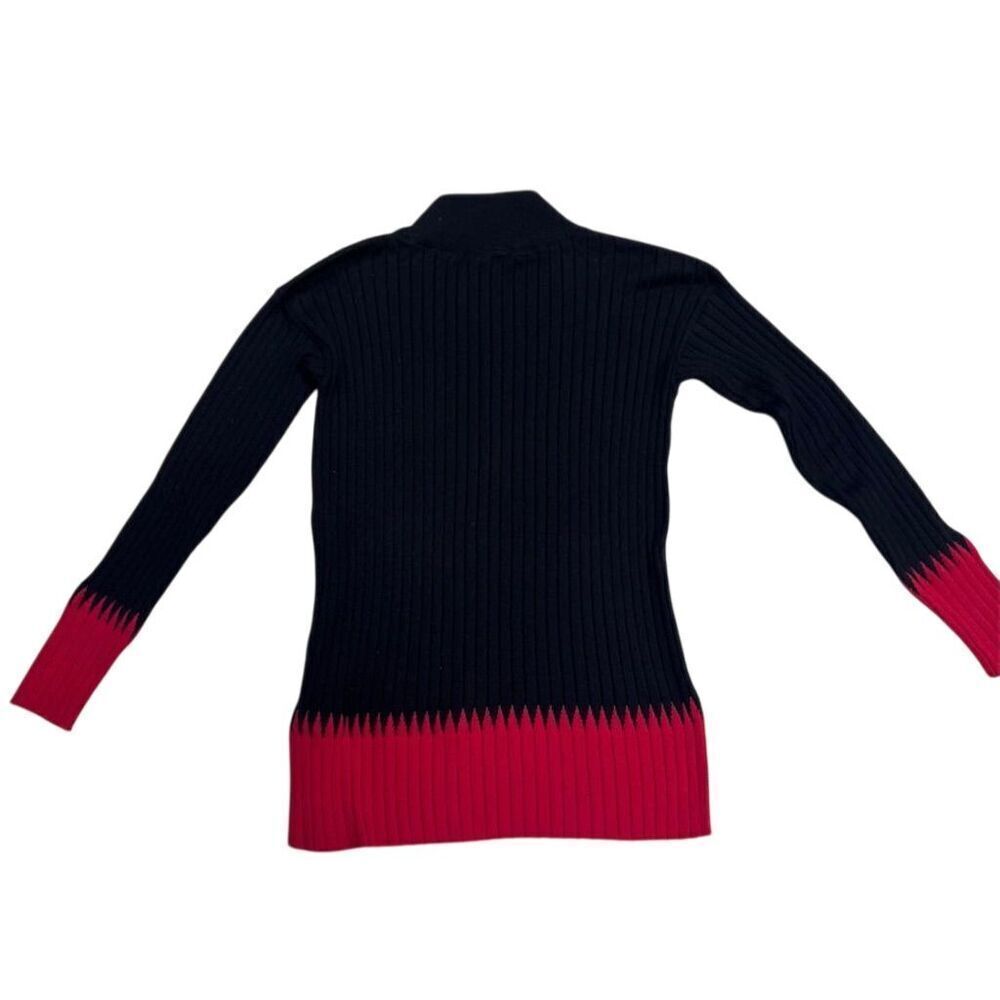 EUC Angel Women's XS Pullover Sweater Black & Pink Long Sleeve - Picture 2 of 4